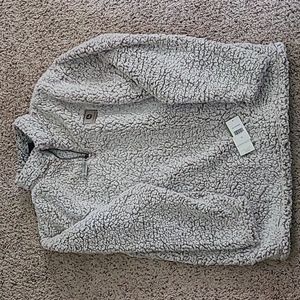 JD fleece pull over XL